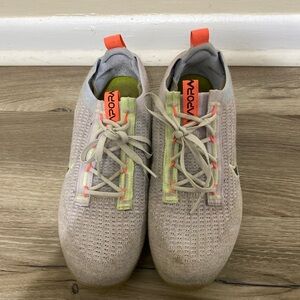 Nike gray and Orange Sneakers